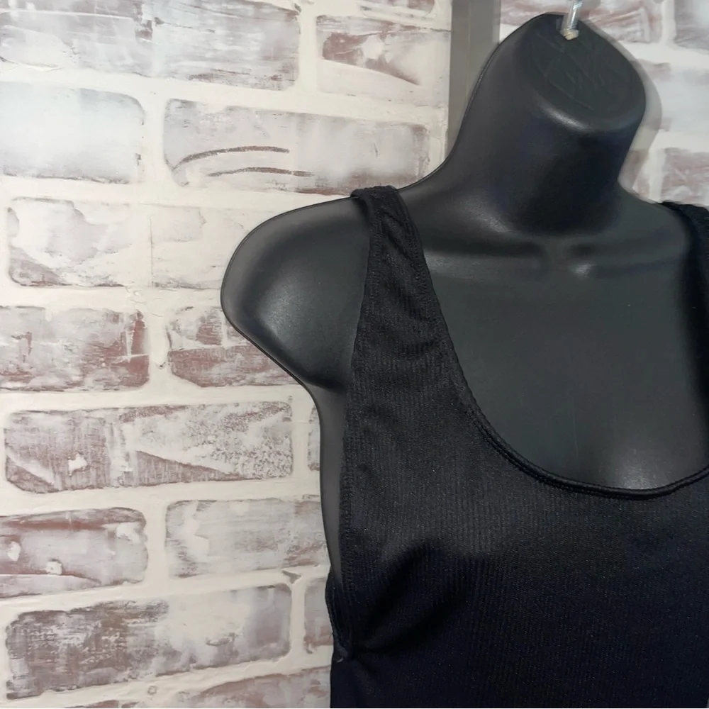 Black Sleeveless swimsuit size 8